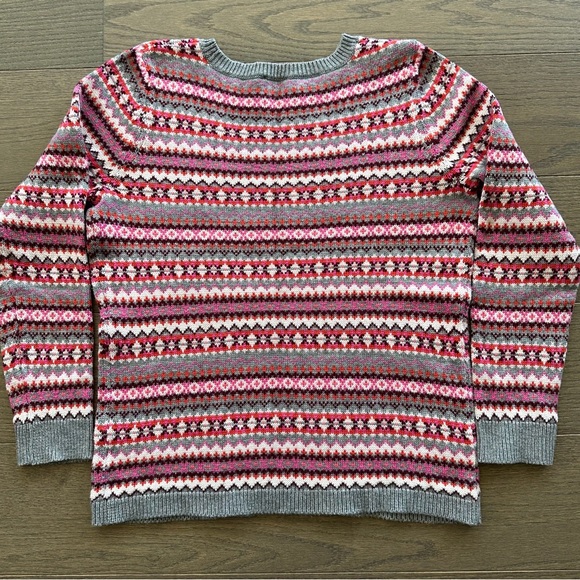Talbots Women’s Fair Isle Sweater - size medium - Picture 3 of 4